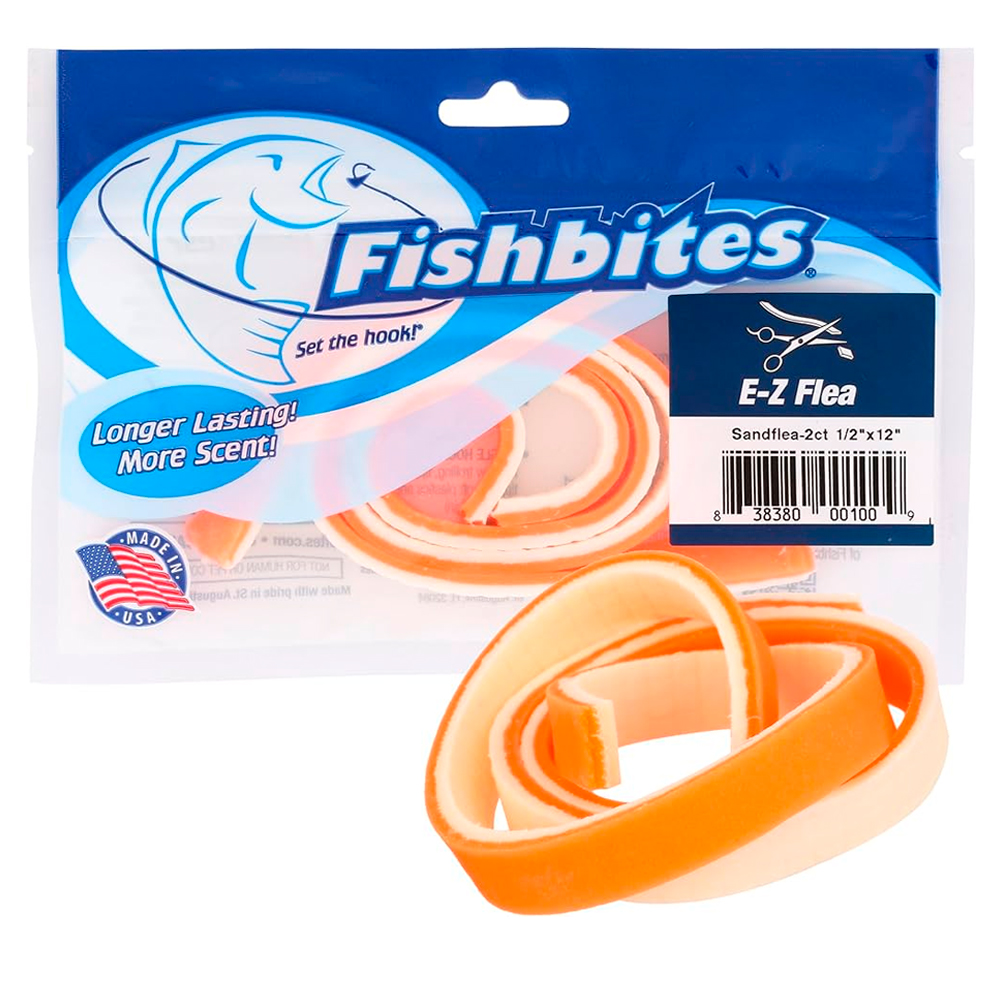 SEÑUELO ARTIFICIAL FISHBITES E-Z FLEA ORANGE/ PULGA DE MAR
