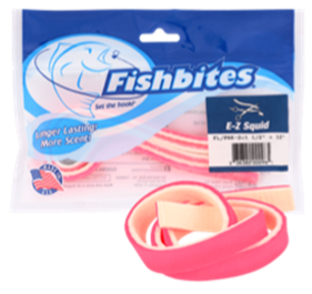 SEÑUELO ARTIFICIAL FISHBAITES  E-Z Squid - Flesh/Pink /CARNE DE CALAMAR